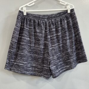 Women's 3XL Black and Gray Shorts